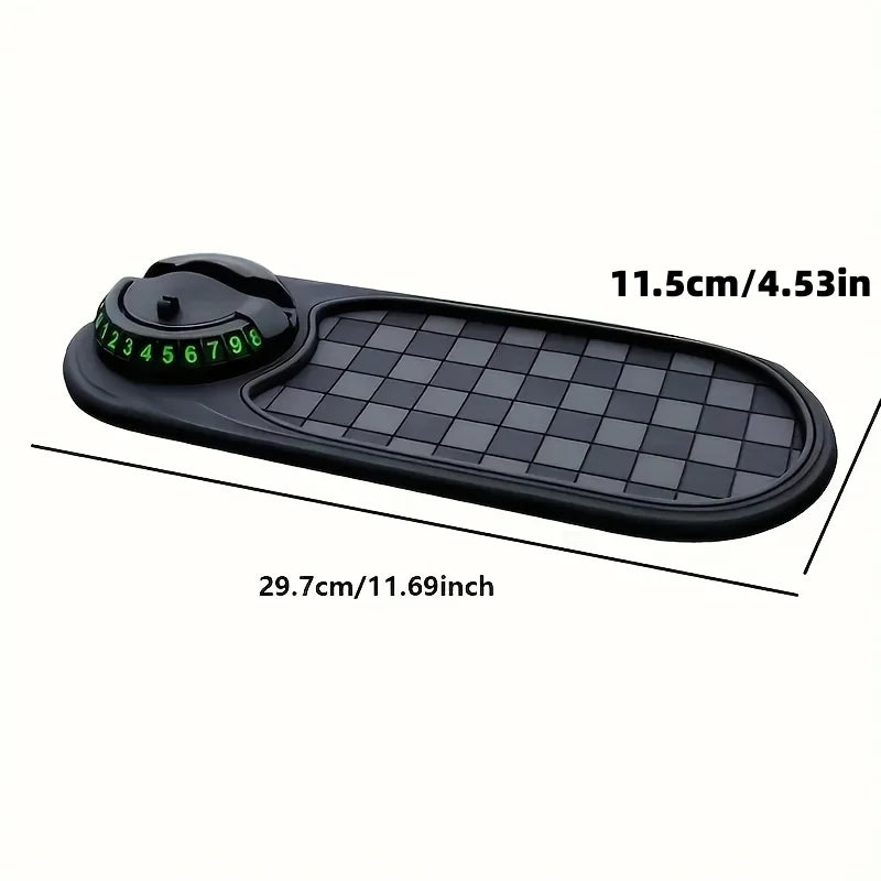 Universal Car Anti-Slip Mat With 360° Rotating Phone Holder