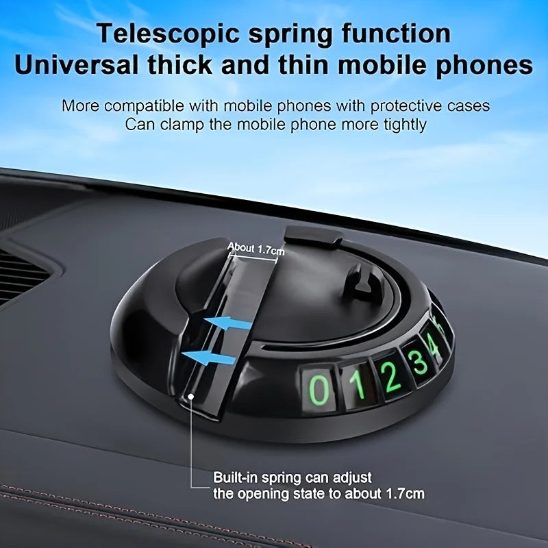 Universal Car Anti-Slip Mat With 360° Rotating Phone Holder