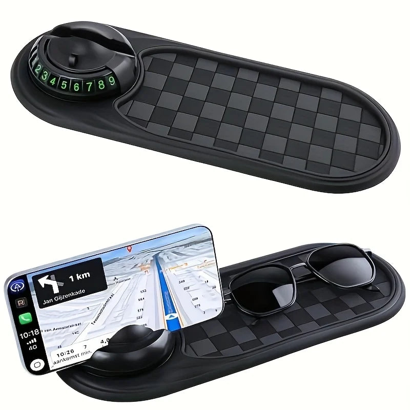 Universal Car Anti-Slip Mat With 360° Rotating Phone Holder