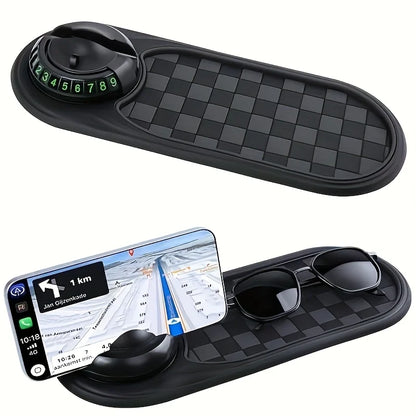 Universal Car Anti-Slip Mat With 360° Rotating Phone Holder